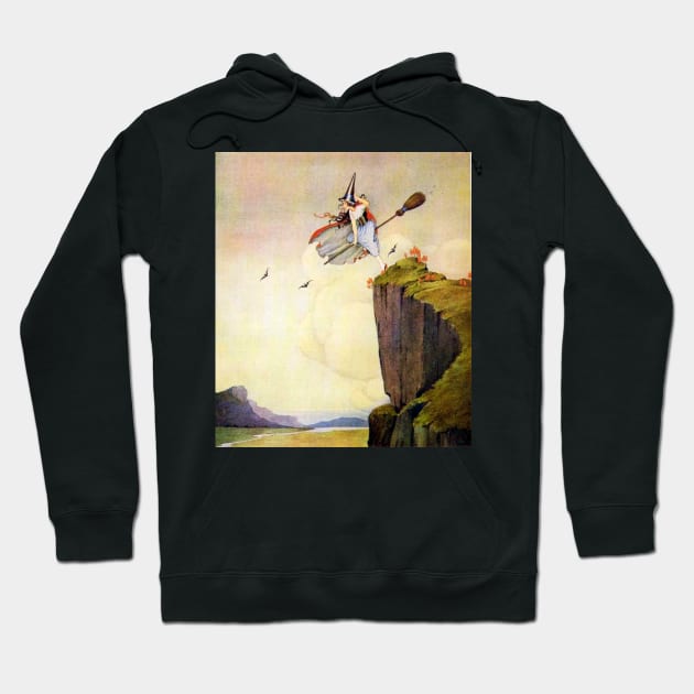 Little Witch by Ida Rentoul Outhwaite for "Fairyland" Hoodie by forgottenbeauty